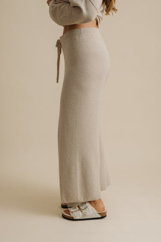 Winter Retreat Merino Cotton Pant in Wheat by Talamaya