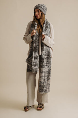 Dreams Beanie in Noir x Wheat by Talamaya