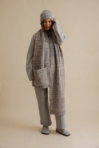 Dreams Beanie in Wheat x Ash by Talamaya
