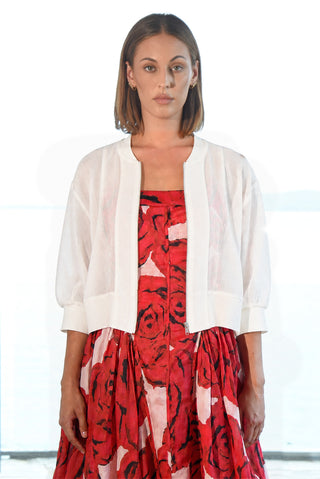 Crop-Dead Gorgeous Jacket – White | Trelise Cooper