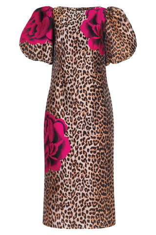 Party Time Dress – Leopard Floral | Trelise Cooper
