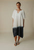 Talamaya - Kaimana Dip Dyed Kaftan - Pumice/Night Sky