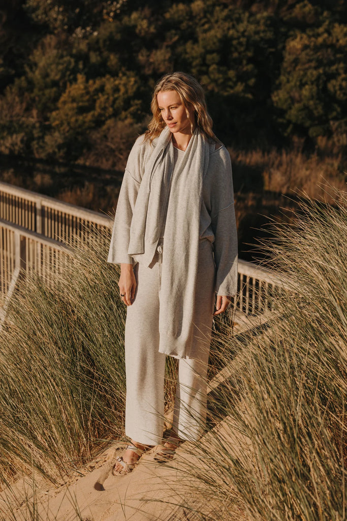 Talamaya | Winter Retreat Merino Pant | Marble