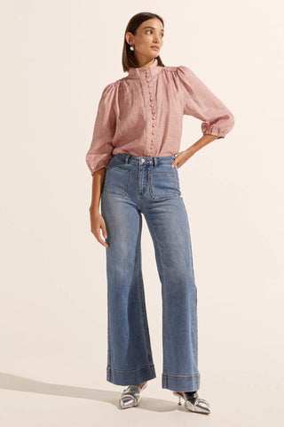 Zoe Kratzmann - Theory Jean - Mid Wash Denim