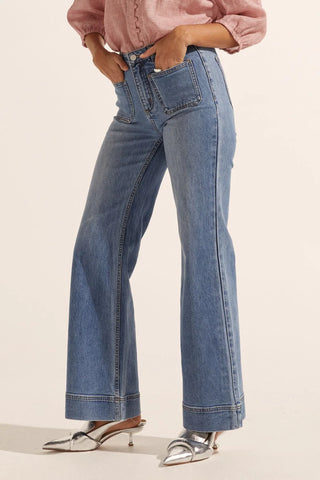 Zoe Kratzmann - Theory Jean - Mid Wash Denim