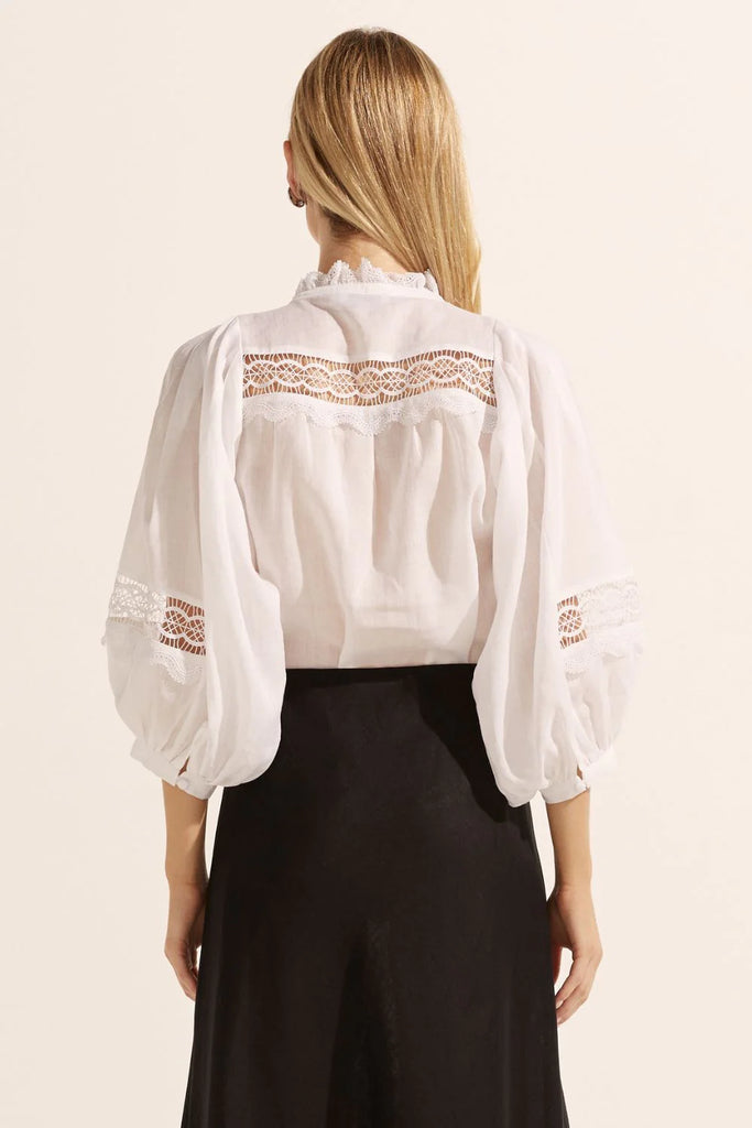 Zoe Kratzmann - Quell Top - Porcelain