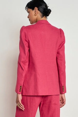 Crest Jacket – Rhubarb | Zoe Kratzmann