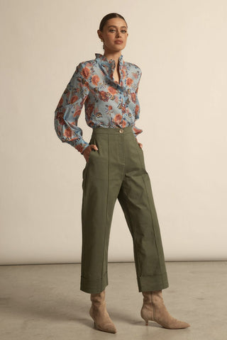 Brim top - twilight bloom | Zoe Kratzmann