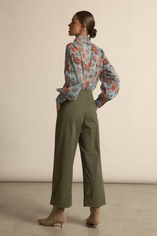 Brim top - twilight bloom | Zoe Kratzmann