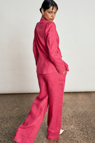 Crest Jacket – Rhubarb | Zoe Kratzmann