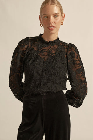 Glint Top - Black | Zoe Kratzmann