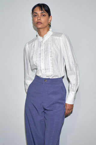 Haze top - Porcelain | Zoe Kratzmann
