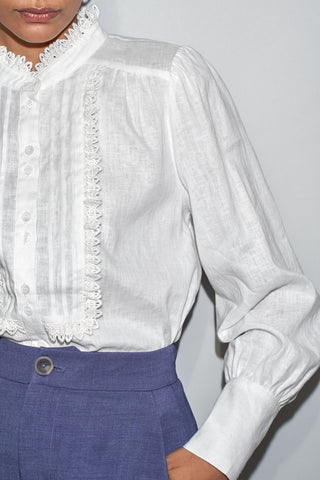 Haze top - Porcelain | Zoe Kratzmann