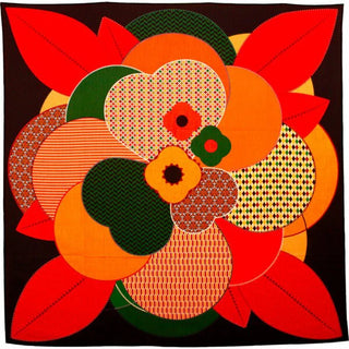 Wool & Silk Scarf- Heloise Flower Epica | Maison Fenli
