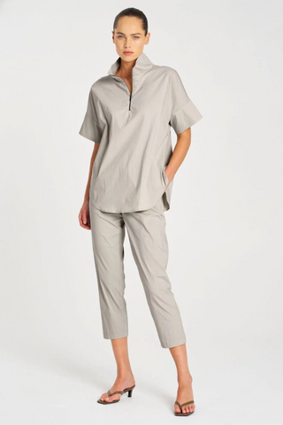 Half Zip Shirt - Putty