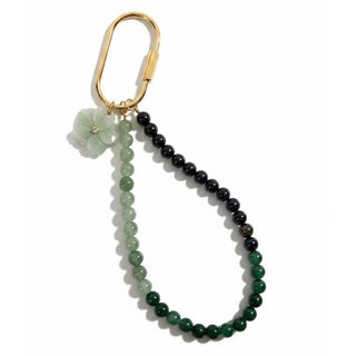 Loop Gemstone Keyring – Green | Parisian Cool