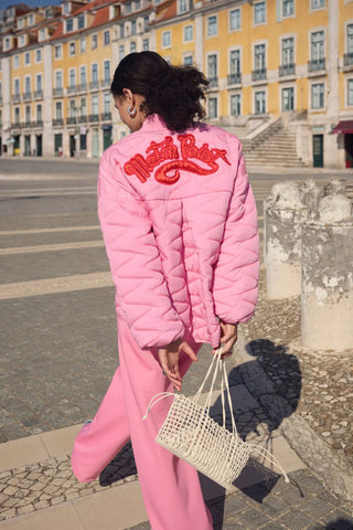Quilted Jacket – Cheering Pink | POM Amsterdam
