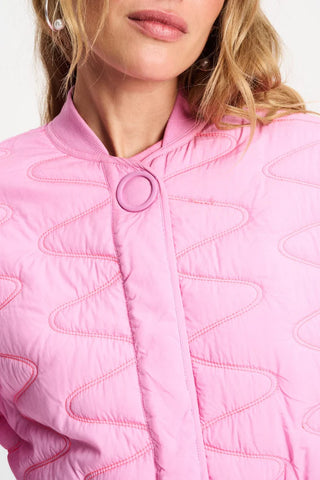 Quilted Jacket – Cheering Pink | POM Amsterdam