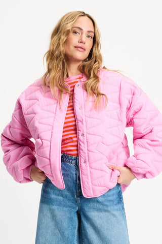 Quilted Jacket – Cheering Pink | POM Amsterdam