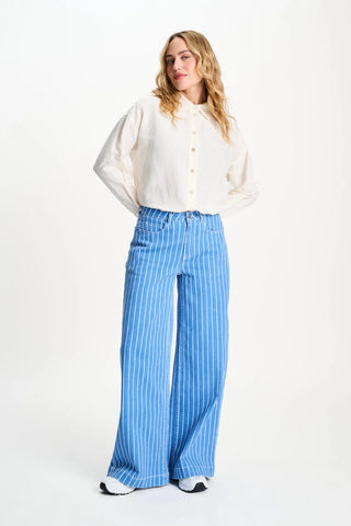 Denim Stripes Jeans – Blue | POM Amsterdam