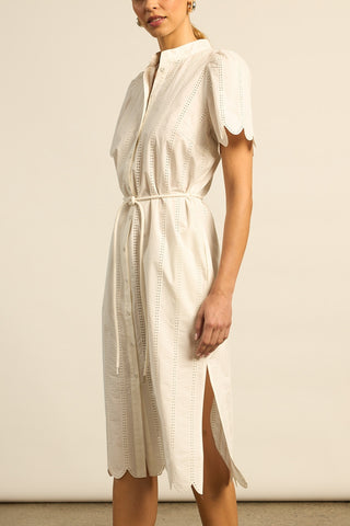 Portside Dress - Porcelain