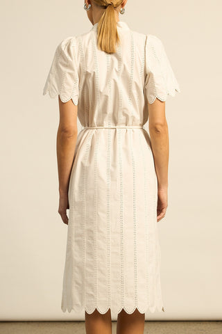 Portside Dress - Porcelain