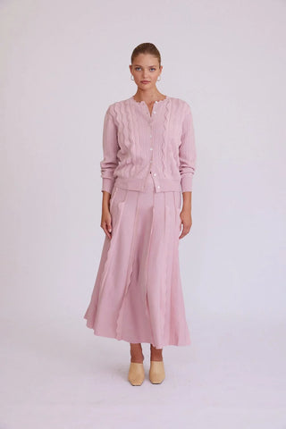 Scallop Trim Skirt - Blush | Iris & Wool