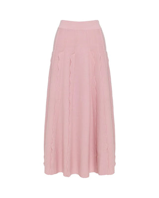 Scallop Trim Skirt - Blush | Iris & Wool