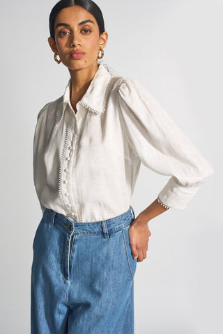 Serenade Top – Porcelain | Zoe Kratzmann