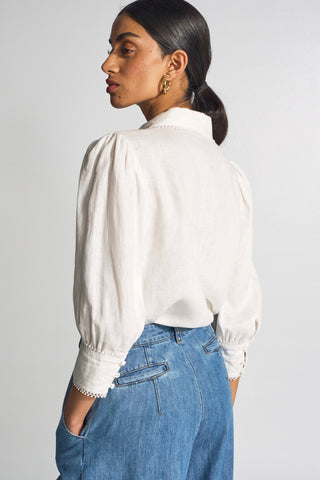 Serenade Top – Porcelain | Zoe Kratzmann