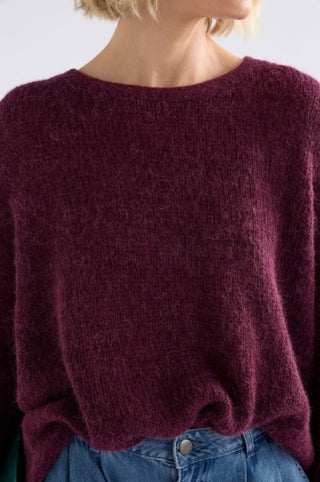 Agna Sweater - Merlot | Elk