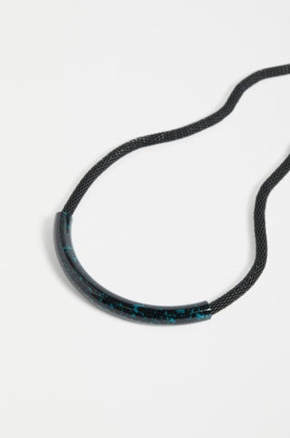 Alsmen Hoop Earring - Black | Elk