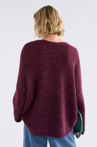 Agna Sweater - Merlot | Elk