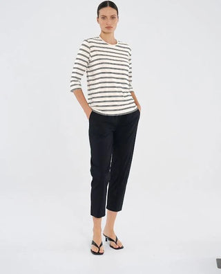 Mid Sl Top - White/black | Mela Purdie