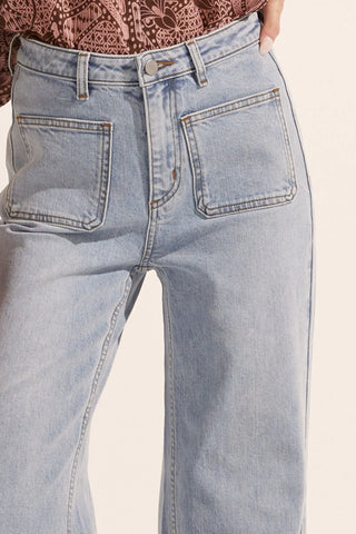 Zoe Kratzmann - Theory Jean - Light Washed Denim
