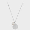 Fairley | Silver Ancient Coin Pearl Pendant