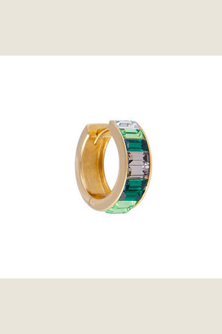 Fairley Green Ombre Midi Hoops